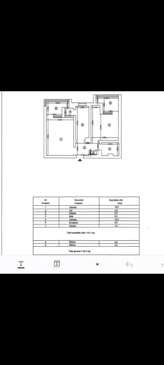Apartament cu 2 cam D, zona Casa Sindicatelor, Podu Ros