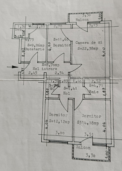 Apartamente 4 camere Cug, 2 bai, 2 balcoane, la strada principala!