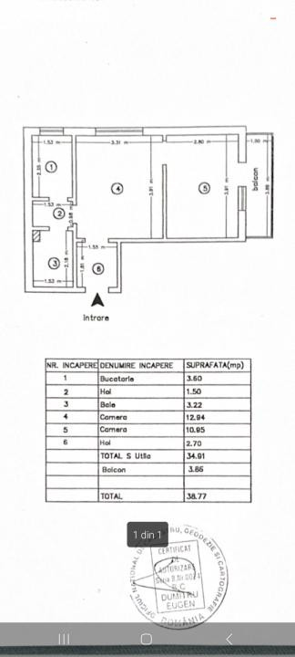  La bulevard, Tatarasi, 2 cam, renovat, mobilat, zona Flux Constructii!