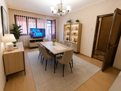 Apartament cu 2 camere semidecomandat renovat, in Tatarasi, cu 2 camere!