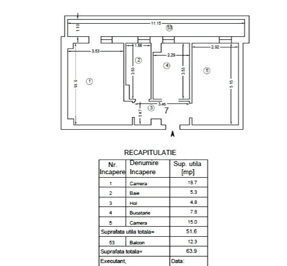 Apartament 2 Camere cu gradina si loc de parcare in proprietate