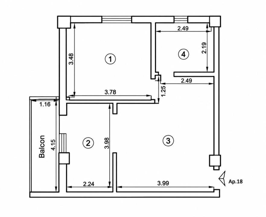 Apartament 2 camere, mobilat și utilat, parcare inclusă – Valea Lupului